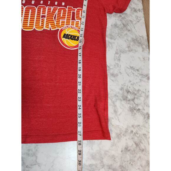 adidas‎ Huston Rockets Women's Red Short Sleeve V-Neck Tee Shirt Size Large - Picture 6 of 6